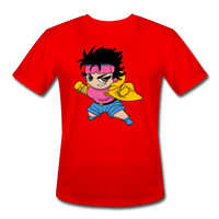 Character #25 Men’s Moisture Wicking Performance T-Shirt - red