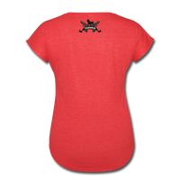 Character #25 Women's Tri-Blend V-Neck T-Shirt - heather red