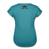 Character #25 Women's Tri-Blend V-Neck T-Shirt - heather turquoise