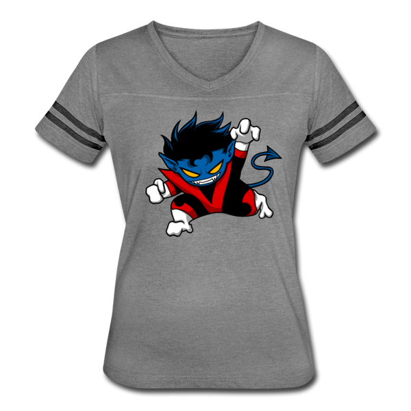 Character #24 Women’s Vintage Sport T-Shirt - heather gray/charcoal
