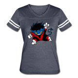 Character #24 Women’s Vintage Sport T-Shirt - vintage navy/white
