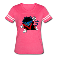 Character #24 Women’s Vintage Sport T-Shirt - vintage pink/white