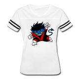 Character #24 Women’s Vintage Sport T-Shirt - white/black