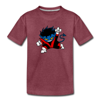 Character #24 Kids' Premium T-Shirt - heather burgundy