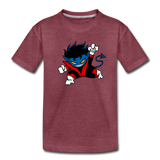 Character #24 Kids' Premium T-Shirt - heather burgundy