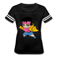 Character #25 Women’s Vintage Sport T-Shirt - black/white