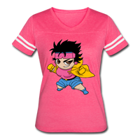 Character #25 Women’s Vintage Sport T-Shirt - vintage pink/white