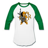Character #26 Baseball T-Shirt - white/kelly green