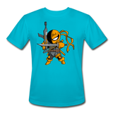 Character #26 Men’s Moisture Wicking Performance T-Shirt - turquoise