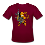 Character #26 Men’s Moisture Wicking Performance T-Shirt - burgundy