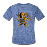 Character #26 Men’s Moisture Wicking Performance T-Shirt - heather blue