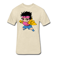 Character #25 Fitted Cotton/Poly T-Shirt by Next Level - heather cream