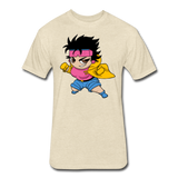 Character #25 Fitted Cotton/Poly T-Shirt by Next Level - heather cream