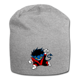 Character #24 Jersey Beanie - heather gray