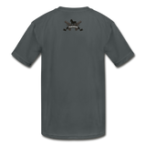 Character #25 Kids' Moisture Wicking Performance T-Shirt - charcoal