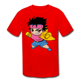 Character #25 Kids' Moisture Wicking Performance T-Shirt - red