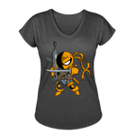 Character #26 Women's Tri-Blend V-Neck T-Shirt - deep heather