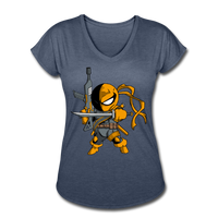 Character #26 Women's Tri-Blend V-Neck T-Shirt - navy heather