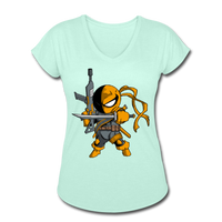 Character #26 Women's Tri-Blend V-Neck T-Shirt - mint