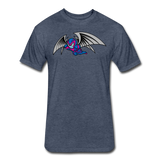 Character #27 Fitted Cotton/Poly T-Shirt by Next Level - heather navy