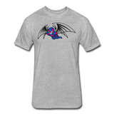 Character #27 Fitted Cotton/Poly T-Shirt by Next Level - heather gray