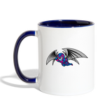 Character #27 Contrast Coffee Mug - white/cobalt blue
