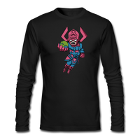 Character #28 Men's Long Sleeve T-Shirt by Next Level - black