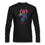 Character #28 Men's Long Sleeve T-Shirt by Next Level - black