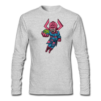Character #28 Men's Long Sleeve T-Shirt by Next Level - heather gray