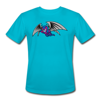 Character #27 Men’s Moisture Wicking Performance T-Shirt - turquoise