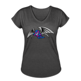 Character #27 Women's Tri-Blend V-Neck T-Shirt - deep heather