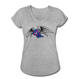 Character #27 Women's Tri-Blend V-Neck T-Shirt - heather gray