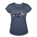 Character #27 Women's Tri-Blend V-Neck T-Shirt - navy heather