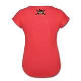 Character #27 Women's Tri-Blend V-Neck T-Shirt - heather red