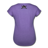 Character #27 Women's Tri-Blend V-Neck T-Shirt - purple heather