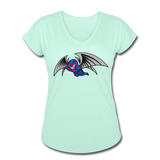 Character #27 Women's Tri-Blend V-Neck T-Shirt - mint