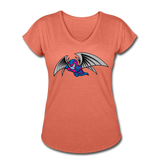 Character #27 Women's Tri-Blend V-Neck T-Shirt - heather bronze