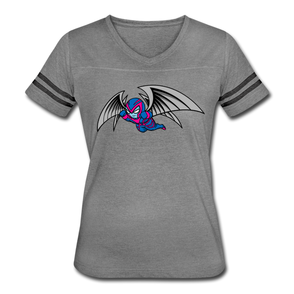 Character #27 Women’s Vintage Sport T-Shirt - heather gray/charcoal