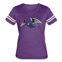 Character #27 Women’s Vintage Sport T-Shirt - vintage purple/white