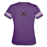 Character #27 Women’s Vintage Sport T-Shirt - vintage purple/white