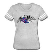Character #27 Women’s Vintage Sport T-Shirt - heather gray/white