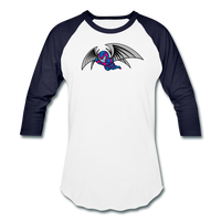Character #27 Baseball T-Shirt - white/navy
