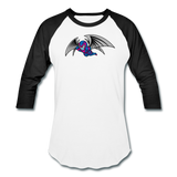 Character #27 Baseball T-Shirt - white/black