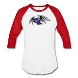 Character #27 Baseball T-Shirt - white/red