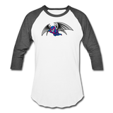 Character #27 Baseball T-Shirt - white/charcoal