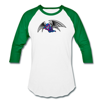 Character #27 Baseball T-Shirt - white/kelly green