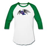 Character #27 Baseball T-Shirt - white/kelly green
