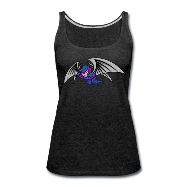 Character #27 Women’s Premium Tank Top - charcoal gray