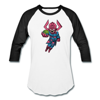 Character #28 Baseball T-Shirt - white/black