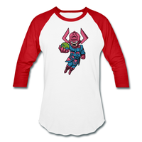 Character #28 Baseball T-Shirt - white/red
